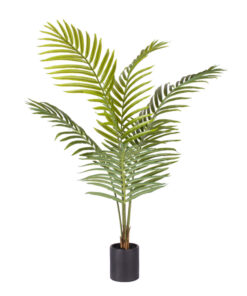 1-SOGA 120cm Green Artificial Indoor Rogue Areca Palm Tree Fake Tropical Plant Home Office Decor