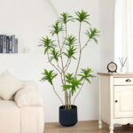 2-SOGA 2X 150cm Lily Bamboo Plant Tree Living Room Artificial Plant Home Accent Decoration