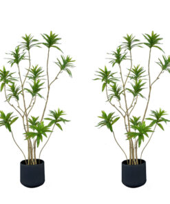 1-SOGA 2X 150cm Lily Bamboo Plant Tree Living Room Artificial Plant Home Accent Decoration