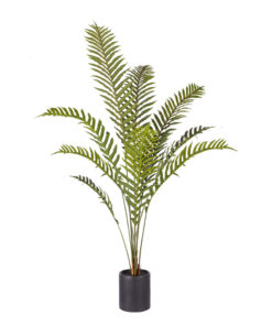 1-SOGA 160cm Green Artificial Indoor Rogue Areca Palm Tree Fake Tropical Plant Home Office Decor