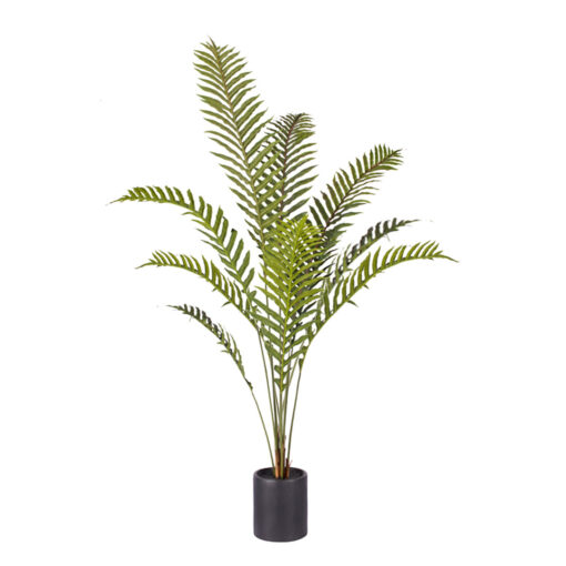 1-SOGA 160cm Green Artificial Indoor Rogue Areca Palm Tree Fake Tropical Plant Home Office Decor