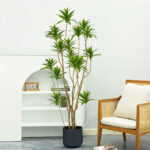 3-SOGA 170cm Lily Bamboo Plant Tree Living Room Artificial Plant Home Accent Decoration