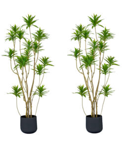 1-SOGA 2X 170cm Lily Bamboo Plant Tree Living Room Artificial Plant Home Accent Decoration