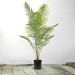 3-SOGA 2X 180cm Green Artificial Indoor Rogue Areca Palm Tree Fake Tropical Plant Home Office Decor