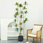 3-SOGA 2X 190cm Lily Bamboo Plant Tree Living Room Artificial Plant Home Accent Decoration