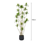 6-SOGA 2X 190cm Lily Bamboo Plant Tree Living Room Artificial Plant Home Accent Decoration