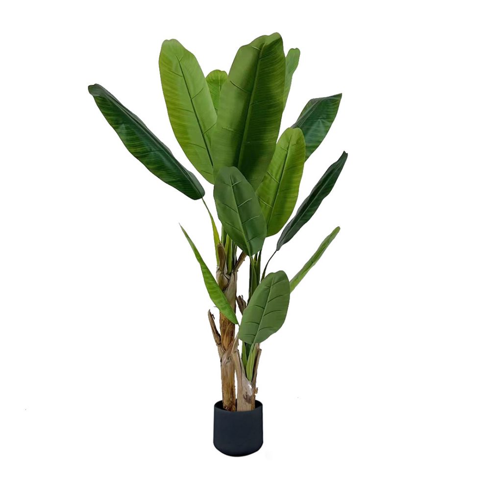1-SOGA 220cm Banna Plant Bird of Paradise Tree Artificial Plant Home Accent Decor