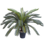 1-SOGA 155cm Artificial Indoor Cycas Revoluta Cycad Sago Palm Fake Decoration Tree Pot Plant