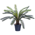2-SOGA 4X 155cm Artificial Indoor Cycas Revoluta Cycad Sago Palm Fake Decoration Tree Pot Plant