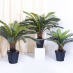 4-SOGA 4X 155cm Artificial Indoor Cycas Revoluta Cycad Sago Palm Fake Decoration Tree Pot Plant