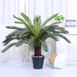 8-SOGA 4X 155cm Artificial Indoor Cycas Revoluta Cycad Sago Palm Fake Decoration Tree Pot Plant