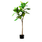 1-SOGA 120cm Green Artificial Indoor Qin Yerong Tree Fake Plant Simulation Decorative