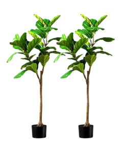1-SOGA 2X 120cm Green Artificial Indoor Qin Yerong Tree Fake Plant Simulation Decorative