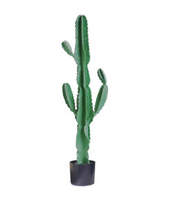 1-SOGA 120cm Green Artificial Indoor Cactus Tree Fake Plant Simulation Decorative 6 Heads