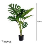2-SOGA 120cm Artificial Green Indoor Turtle Back Fake Decoration Tree Flower Pot Plant