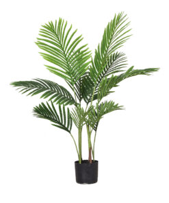 1-SOGA 145cm Green Artificial Indoor Swallowtail Sunflower Tree Fake Plant Simulation Decorative