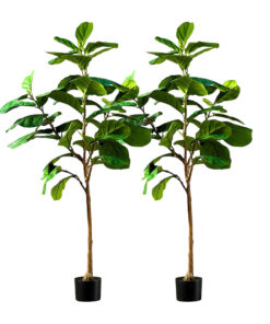1-SOGA 2X 155cm Green Artificial Indoor Qin Yerong Tree Fake Plant Simulation Decorative