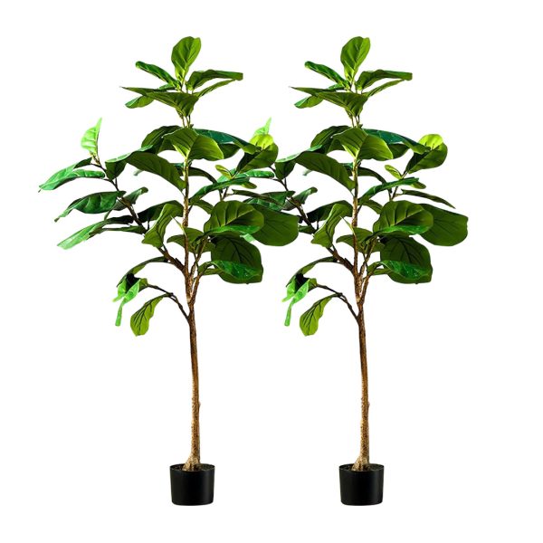 1-SOGA 2X 155cm Green Artificial Indoor Qin Yerong Tree Fake Plant Simulation Decorative