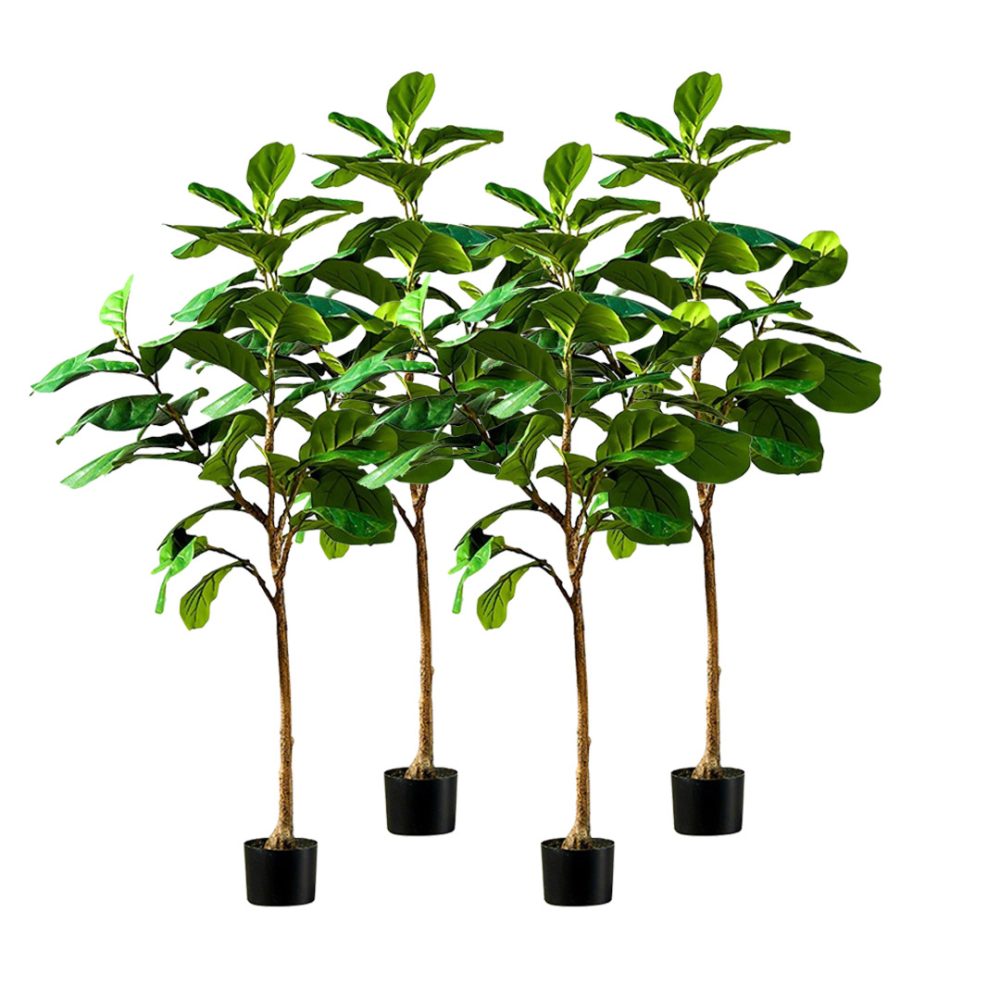 1-SOGA 4X 155cm Green Artificial Indoor Qin Yerong Tree Fake Plant Simulation Decorative