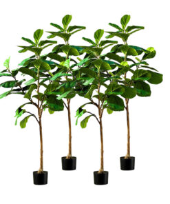 1-SOGA 4X 155cm Green Artificial Indoor Qin Yerong Tree Fake Plant Simulation Decorative