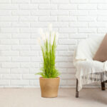 3-SOGA 150cm Wheat Plume Grass Artificial Plant