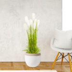 4-SOGA 150cm Wheat Plume Grass Artificial Plant