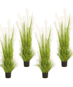 1-SOGA 4X 150cm Wheat Plume Grass Artificial Plant