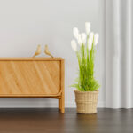 7-SOGA 120cm Nearly Natural Plume Grass Artificial Plant