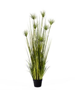 1-SOGA 150cm Cyperus Papyrus Plant Tree Artificial Green Grass