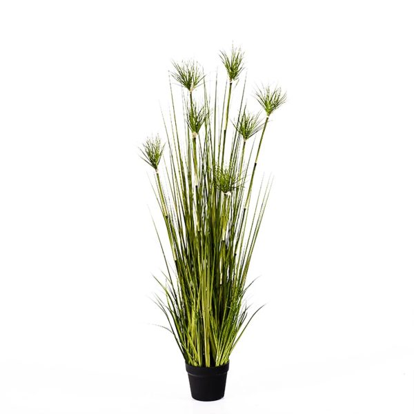 1-SOGA 150cm Cyperus Papyrus Plant Tree Artificial Green Grass