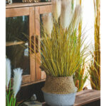 7-SOGA 2X 137cm Artificial Indoor Potted Reed Bulrush Grass Tree Fake Plant Simulation Decorative