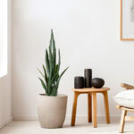 4-SOGA 4X 95cm Sansevieria Snake Artificial Plants with Black Plastic Planter Greenery