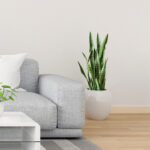3-SOGA 2X 97cm Sansevieria Snake Artificial Plants with Black Plastic Planter Greenery