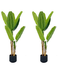1-SOGA 2X 160cm Banna Plant Bird of Paradise Tree Artificial Plant Home Accent Decor
