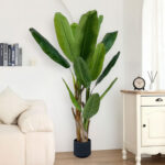 2-SOGA 2X 190cm Banna Plant Bird of Paradise Tree Artificial Plant Home Accent Decor