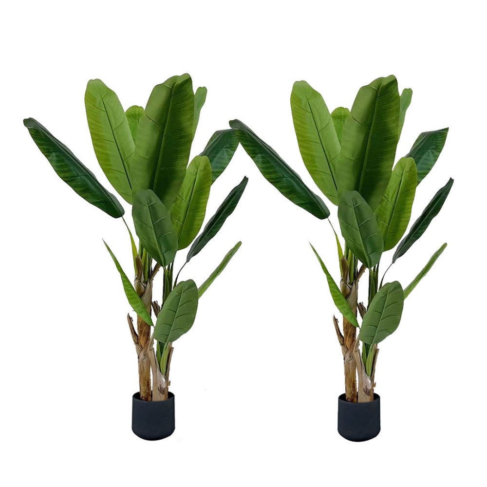1-SOGA 2X 190cm Banna Plant Bird of Paradise Tree Artificial Plant Home Accent Decor