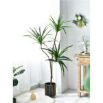 3-SOGA 180cm Green Artificial Indoor Brazlian Iron Tree Fake Plant Decorative 3 Heads