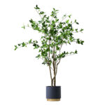 1-SOGA 120cm Green Artificial Indoor Watercress Tree Fake Plant Simulation Decorative