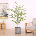 3-SOGA 120cm Green Artificial Indoor Watercress Tree Fake Plant Simulation Decorative
