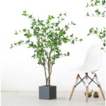 5-SOGA 120cm Green Artificial Indoor Watercress Tree Fake Plant Simulation Decorative