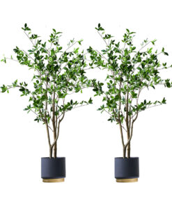 1-SOGA 2X 120cm Green Artificial Indoor Watercress Tree Fake Plant Simulation Decorative
