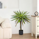 2-SOGA 90cm Yucca Tree Giant Palm Lily Living Room Artificial Plant Home Accent Decor