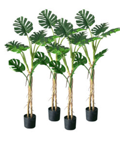 1-SOGA 4X 160cmTropical Monstera Palm Artificial Plant Tree
