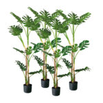 1-SOGA 4X 175cm Tropical Monstera Palm Artificial Plant Tree