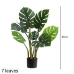2-SOGA 4X 80cm Artificial Indoor Potted Turtle Back Fake Decoration Tree Flower Pot Plant