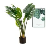 3-SOGA 4X 80cm Artificial Indoor Potted Turtle Back Fake Decoration Tree Flower Pot Plant