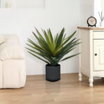 2-SOGA 45cm Yucca Plant Giant Palm Lily Artificial Plant Tabletop Home Accent Decor