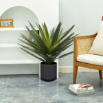 3-SOGA 45cm Yucca Plant Giant Palm Lily Artificial Plant Tabletop Home Accent Decor