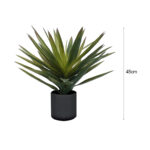 5-SOGA 45cm Yucca Plant Giant Palm Lily Artificial Plant Tabletop Home Accent Decor