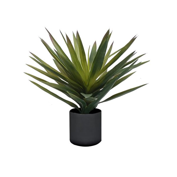 1-SOGA 45cm Yucca Plant Giant Palm Lily Artificial Plant Tabletop Home Accent Decor